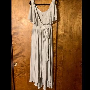 Free people light grey long dress